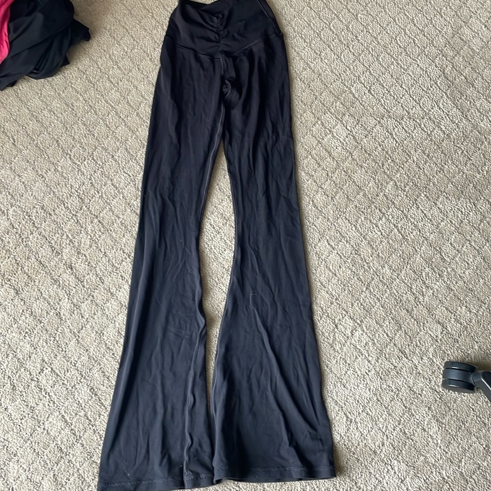 Aerie black flare leggings